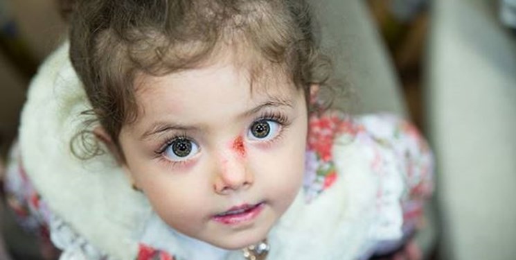 زخمی اما پر از امید