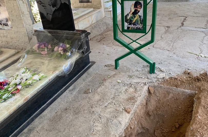 آماده&zwnj;سازی آرامگاه ابدی شهید جواد الله&zwnj;کرم