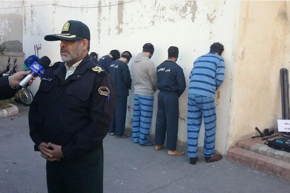 دستگیری ۱۱ نفر از اراذل و اوباش در تبریز