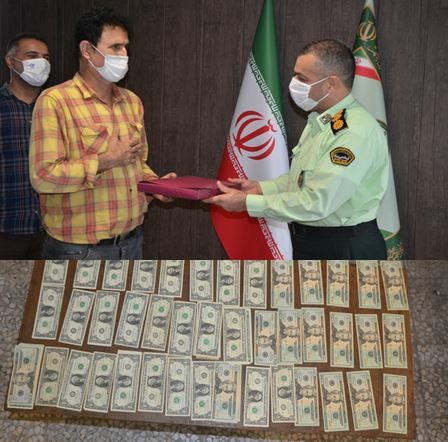 بازگرداندن دلار&zwnj;های گمشده به صاحبش در لاهیجان