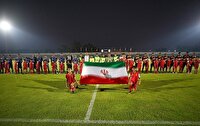 رقابت دوستانه پیشکسوتان فوتبالیست کیش و لامرد