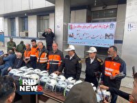 اهدای ۱۵۰ کلاه ایمنی رایگان به موتورسواران آبادانی تا پایان سال
