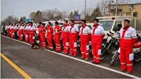 آماده‌باش امدادگران هلال احمر کرمانشاه در پی حملات صهیونیستی