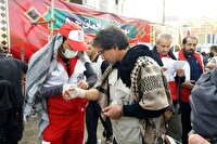 خدمات رسانی بیش از ۸ هزار امدادگر هلال احمر به زائران اربعین در کشور عراق