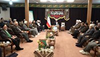 دیدار جمعی از مداحان و ستایشگران با نماینده ولی فقیه در استان همدان