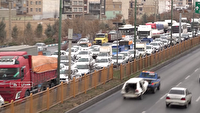 تقاطع غیر همسطح میدان‌بار همدان مسدود شد
