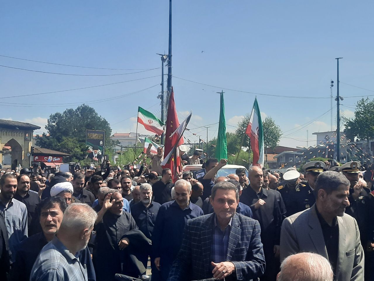 تشییع شهید مجید فاطمی پور ظهر امروز در رشت