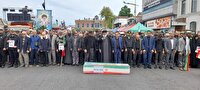 تشییع پیکر شهید ناخدا سوم مجید فاطمی پور در بندرانزلی