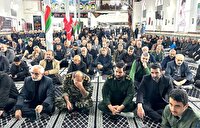 اربعین شهید مهدی یکتا از شهدای جنگ رمضان در رودبنه لاهیجان