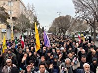 راهپیمایی و مراسم وداع با پیکر مطهر شش شهید قزوینی