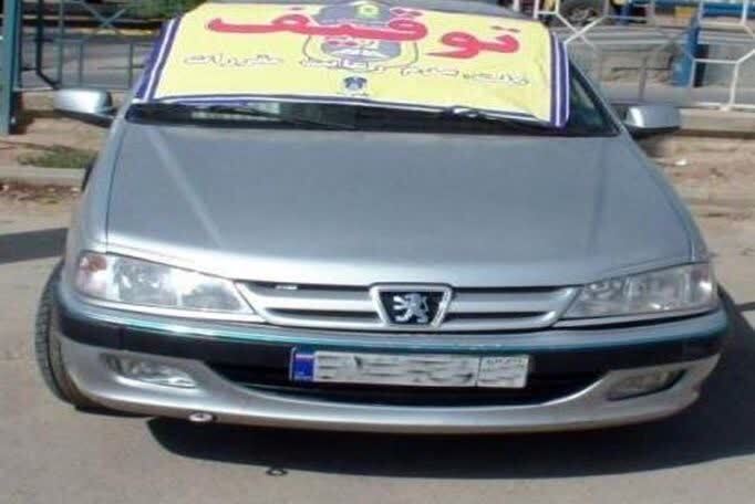 توقیف خودروی پژو پارس با ۲۵۰ میلیون ریال خلافی