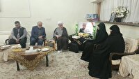 دیدار نماینده ولی فقیه در فارس با خانواده سرلشکر شهید خادمی