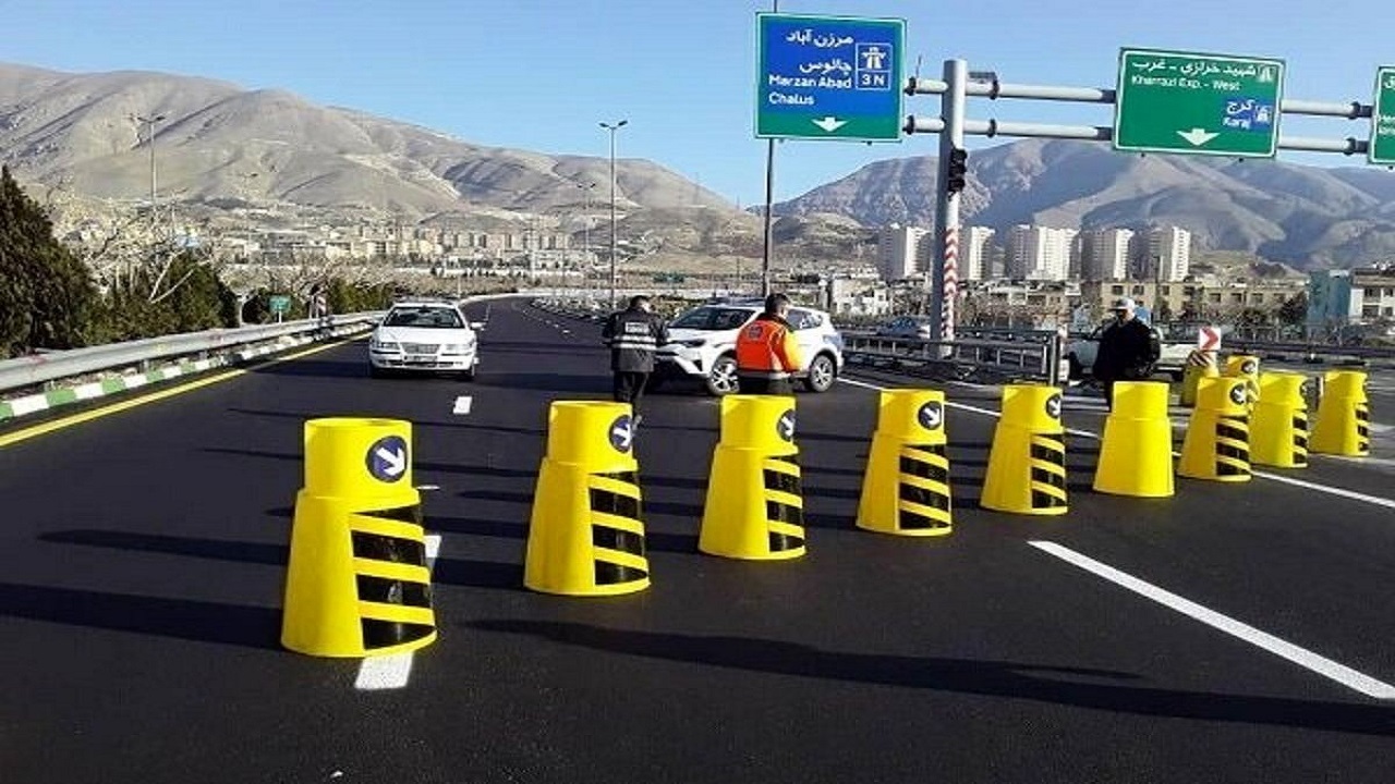 بسته بودن جاده چالوس، از فردا برای تعمیرات