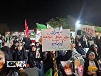 فریاد استکبارستیزی ساکنان کیش در نود و یکمین شب از حماسه خیابان