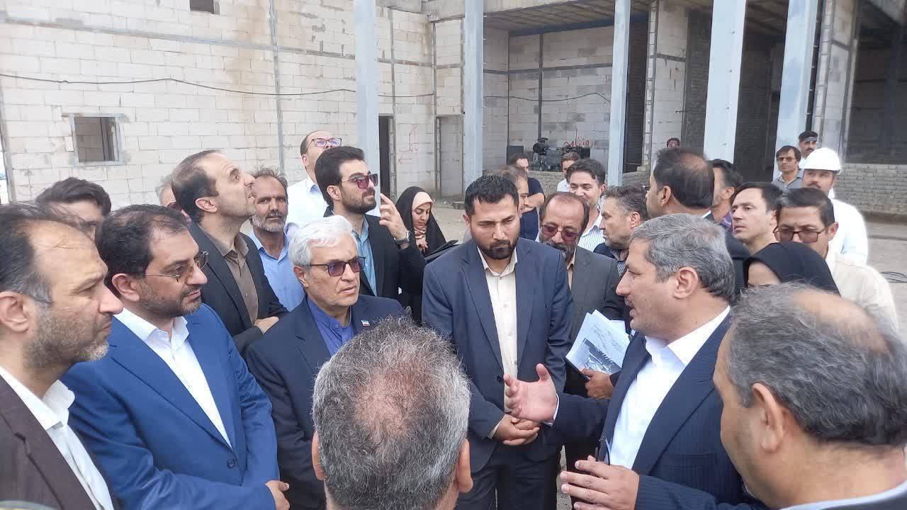 بازدید از طرح‌های نیمه تمام راه و شهرسازی با حضور معاون وزیر راه