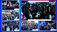 مردم انقلابی آذربایجان غربی همچنان پای کار ایران ایستاده اند