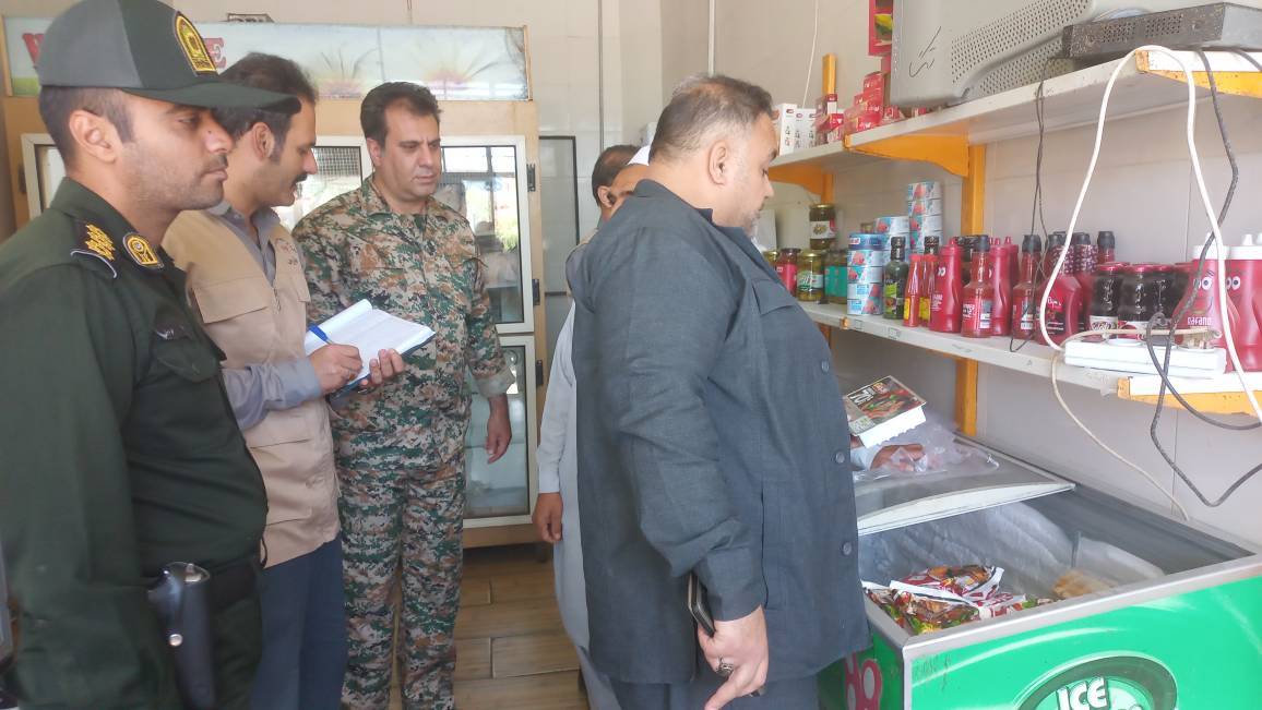 گشت مشترک قرارگاه نظارت مؤثر بر بازار اصناف صالح آباد تربت جام