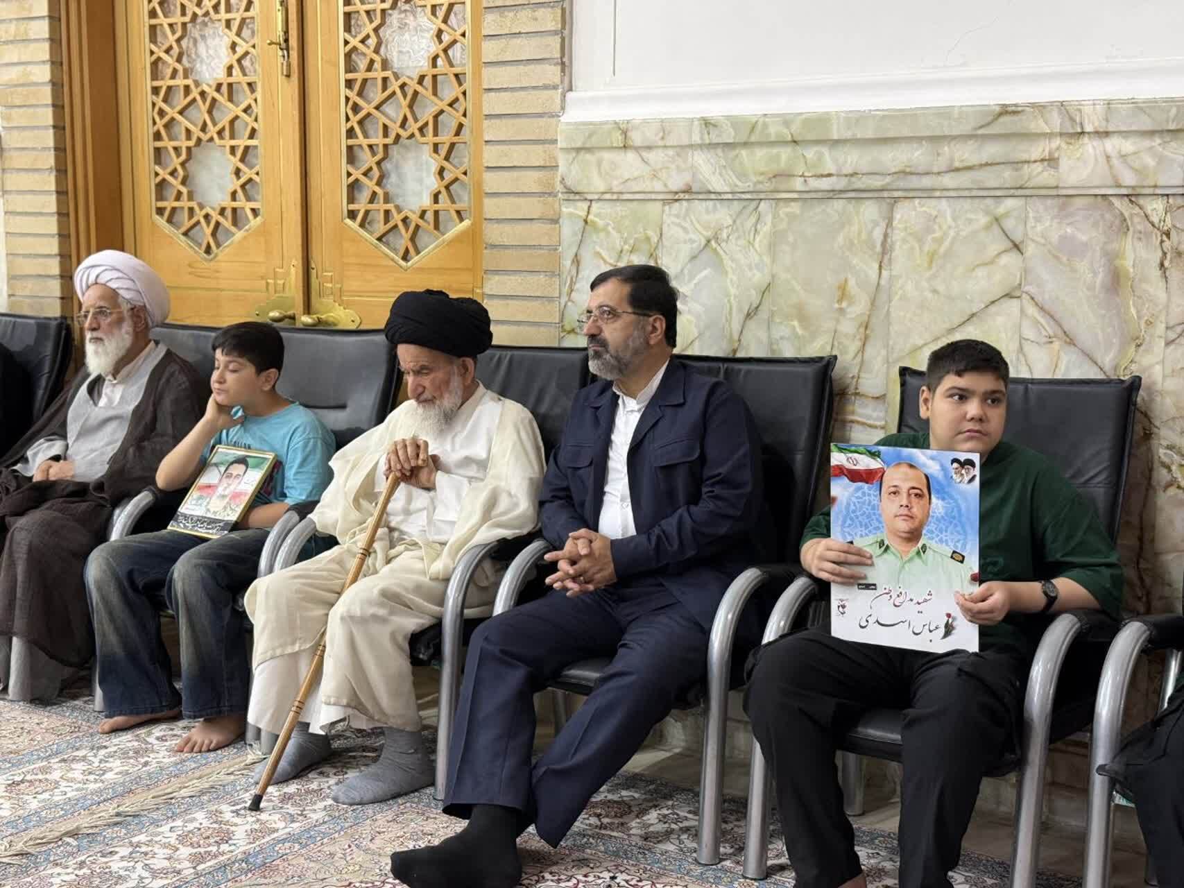 برگزاری یادواره شهدای جنگ رمضان فرماندهی انتظامی استان  قم