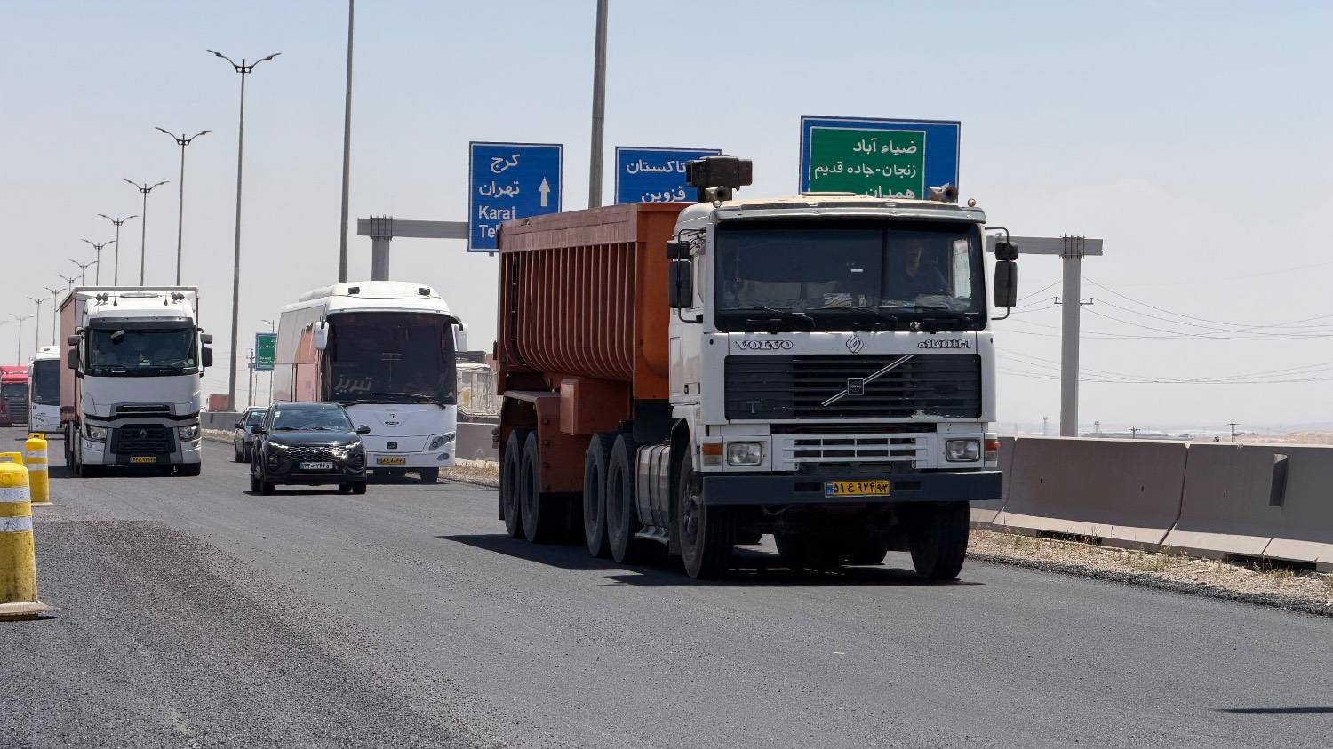 نصب حفاظ ایمنی برای ناوگان باری سنگین در قزوین الزامی است