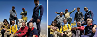 صعود کوهنوردان رودشت لردگان به قله دالان‌کوه
