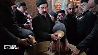 تشت گذاری در بقعه شیخ صفی الدین اردبیلی؛ آئینی به وسعت عشق به سیدالشهدا (ع)