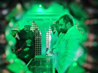 برگزاری آیین غبارروبی بقعه امامزاده سید عبدالعزیز در بخش احمدآباد مشهد