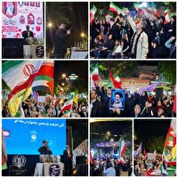تداوم ایستادگی مردم خراسان‌شمالی در شب هشتاد وششم