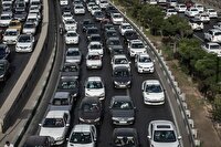 ترافیک سنگین در ورودی‌های تهران در آستانه مراسم تشییع رهبر شهید