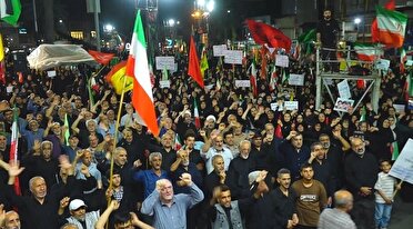 سوگواری گرگانی ها به یاد امام شهید امت در اجتماع شبانه