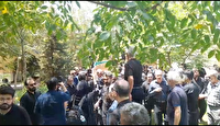 برگزاری مراسم تشییع و خاکسپاری پیکر فرزاد جمشیدی در بهشت زهرا