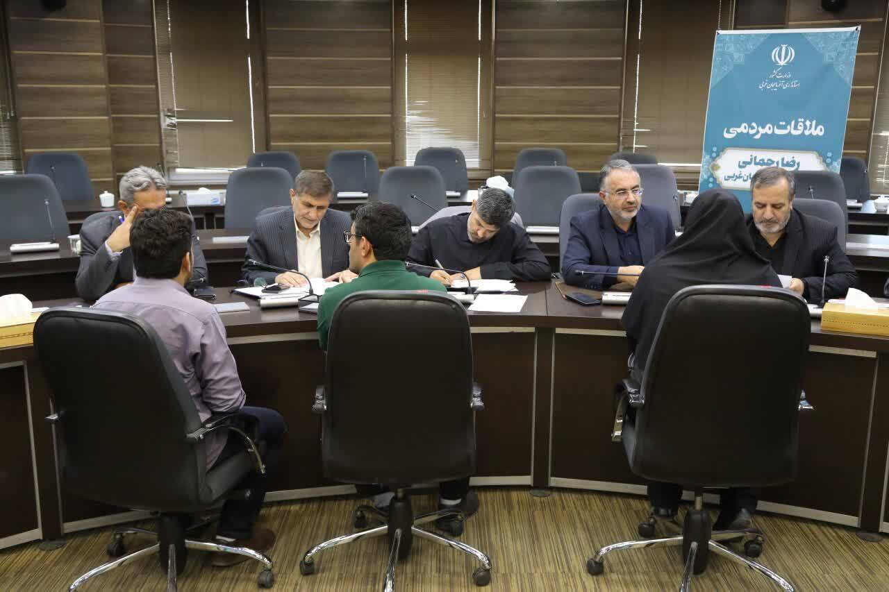 برگزاری ملاقات مردمی مدیران استانداری آذربایجان‌غربی