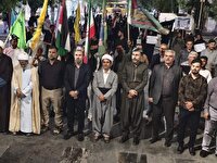 حضور حماسی مردم شهرستان بوکان در پاسداشت امنیت و اقتدار ملی