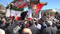 تشییع شهید اکبرزاده در ساری؛ بدرقه مرد میدان جهاد تبیین