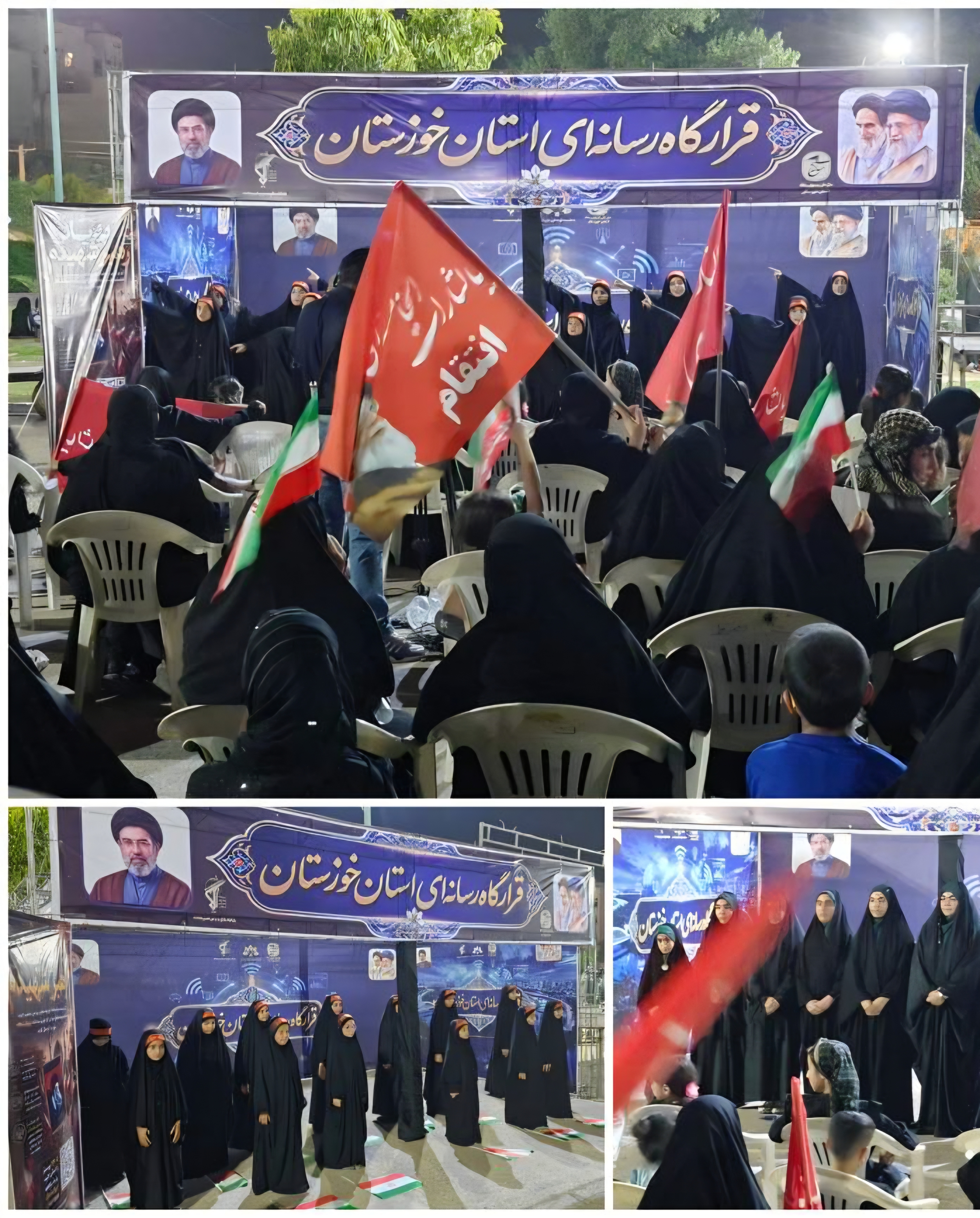 آغاز به کار موکب رسانه‌ای صداوسیمای خوزستان در اهواز با محوریت بدرقه قائد شهید امت