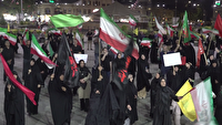 تجمعات مردمی همدان در یکصد و بیست و چهارمین شب