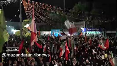طنین وفاداری در خیابان‌های مازندران؛ تداوم راه ولایت در شب ۱۲۵ اجتماعات مردمی