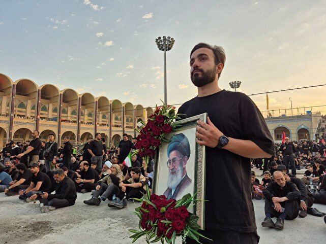 مراسم وداع با امام شهید در کرمانشاه