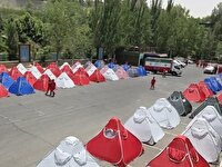 برپایی اردوگاه اسکان ۵ هزار نفری زائران چهارمحال و بختیاری