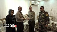 دیدار معاون نیروی انسانی ارتش با خانواده شهدا
