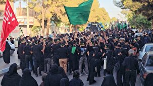 زرند یکپارچه در سوگ سیدالشهدا (ع)
