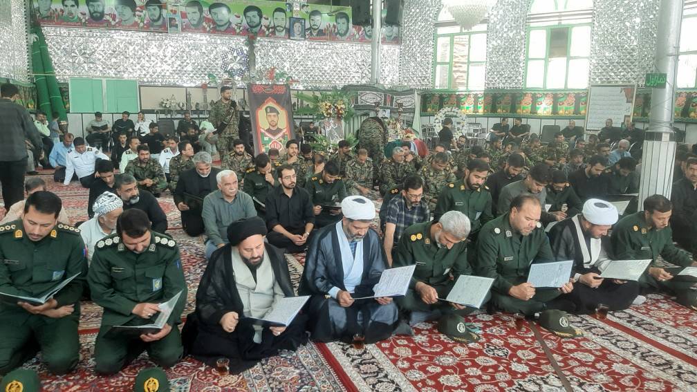 برگزاری اولین سالگرد یکی شهیدجنگ ۱۲ روزه در فریمان 