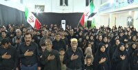 شور عزاداری حسینی در مراسم مردم روستای جهان آباد سفلی