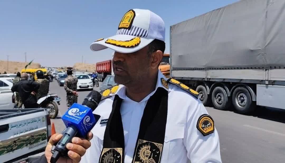 آمادهباش کامل نیروهای پلیس راه شمال کرمان برای خدمت به زائران حسینی آمادهباش کامل نیروهای پلیس راه شمال کرمان برای خدمت به زائران حسینی