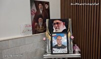 آیت‌الله مدرسی یزدی با خانواده شهید حسین نجفی دیدار کرد