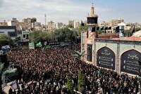 سوگ‌ تاسوعا در اردبیل؛ عزاداران با عباس علمدار بیعت کردند