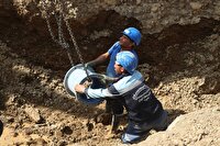 رفع شکستگی شبکه آب ناشی از حفاری تونل مترو