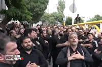 ادامه سنتی تاریخی؛ حضور سوگواران محله طُوی در بازار اردبیل