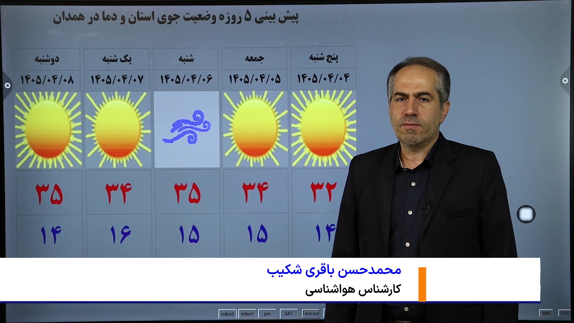 آغاز روند افزایشی دمای در همدان 