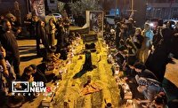 عزاداری مادران و کودکان عاشورایی کیش در شب شام غریبان حسین (ع)
