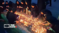 شمع‌هایی که به یاد شهدای دشت کربلا روشن شد